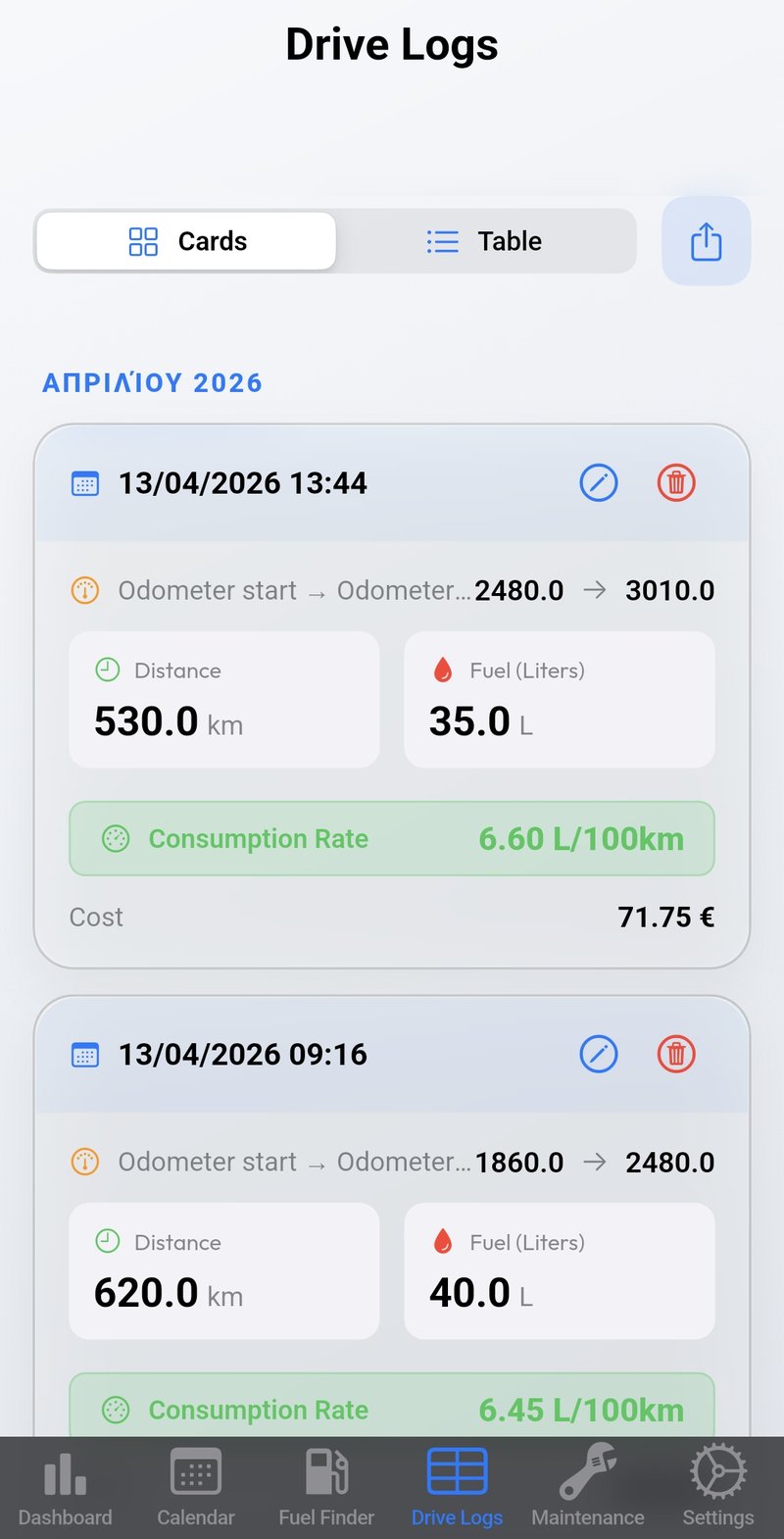 Fuel Operation Tracker Screenshot 12